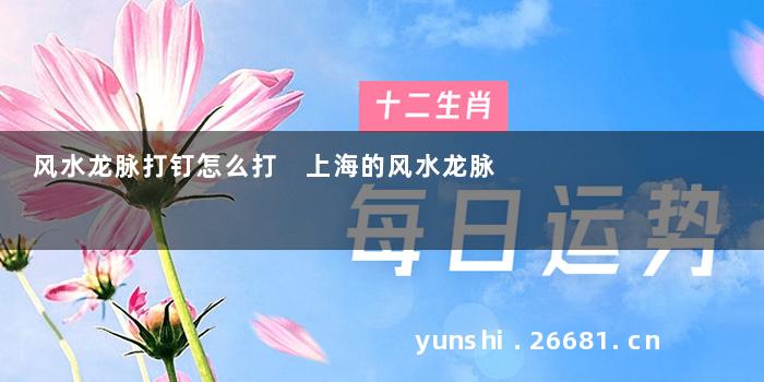 风水龙脉打钉怎么打 上海的风水龙脉